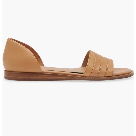 NEW! Madewell Brindle d'Orsay Flat in tan color size 5 - Picture 10 of 14